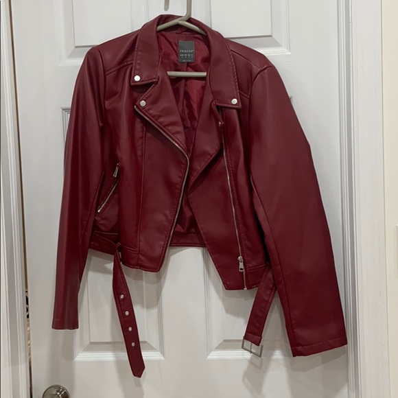 Red Primark Leather Jacket | Poshmark